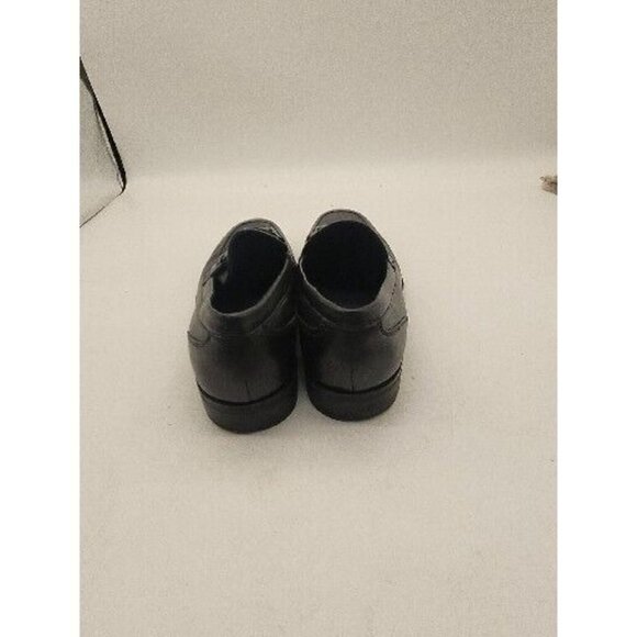Cole Haan Black Leather Loafer Driving Shoes w/Silver Buckle Men's size 9M - Picture 4 of 9